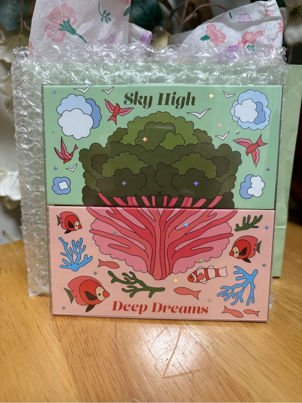 Kara Beauty SKY HIGH, DEEP DREAMS Palette, 3 in 1 duo-series compact,SEALED, New